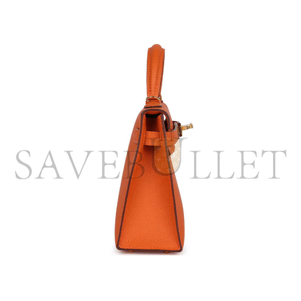H**mes mini kelly sellier orange (22*14*7cm)